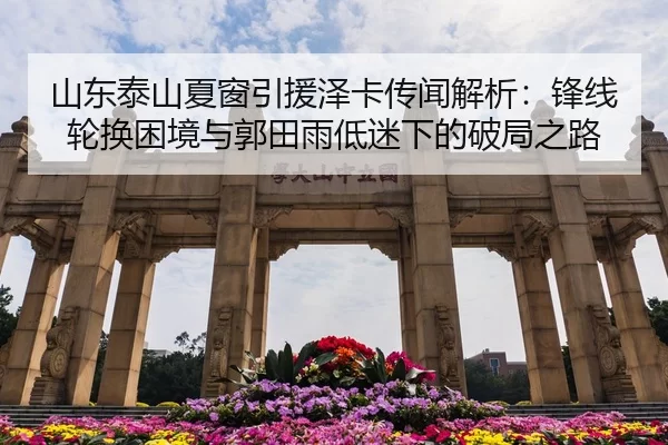 山东泰山夏窗引援泽卡传闻解析：锋线轮换困境与郭田雨低迷下的破局之路